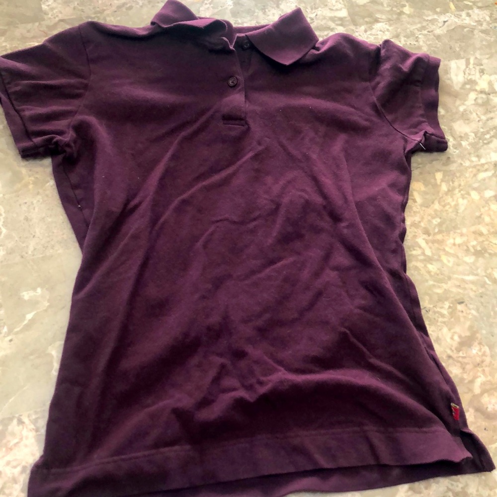 Maroon Dickies Polo